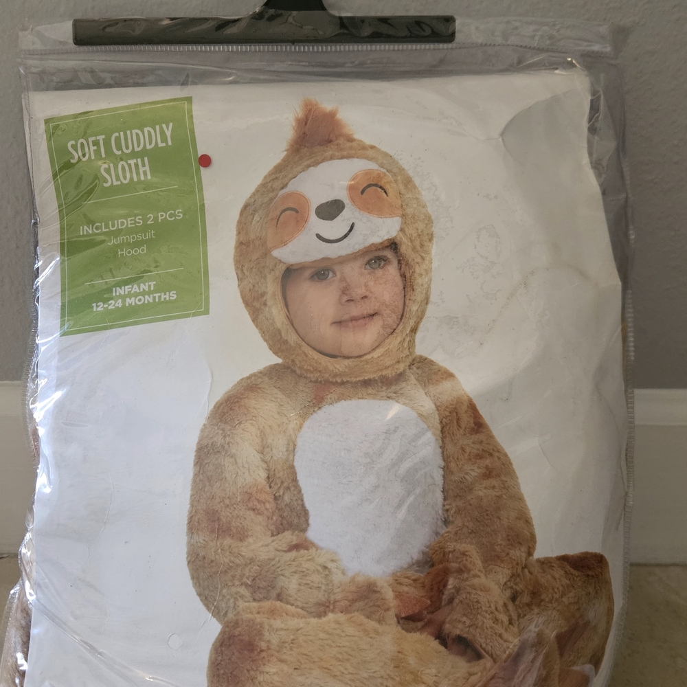 Soft Cuddly Sloth Costume for Kids